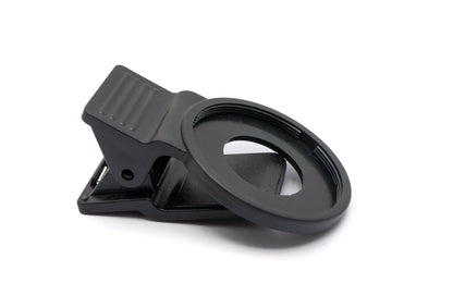 SYSTEM-S Farbfilter Rot 37 mm Linse Farbe mit Clip für Smartphones in Schwarz