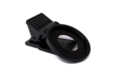 SYSTEM-S Farbfilter Braun 37 mm Linse Farbe mit Clip für Smartphones in Schwarz