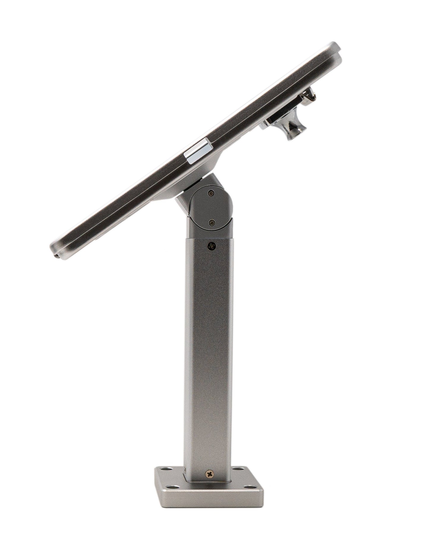 SYSTEM-S Wandhalterung 360° Tischständer abschließbar für iPad Pro 12,9" 3 (2018) in Grau