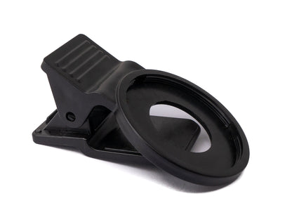 SYSTEM-S Farbfilter Gelb 37 mm Linse Farbe mit Clip für Smartphones in Schwarz