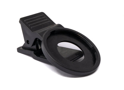 SYSTEM-S UV Filter 37 mm unbeschichtet Slim Linse mit Clip für Smartphones in Schwarz