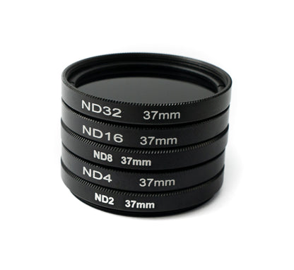 SYSTEM-S ND Filter Set 37 mm Neutraldichte mit Hülle und Tasche für iPhone 13 Pro Max