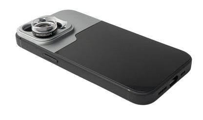 SYSTEM-S Macro Lens 30x Microscope Filter with Case in Black for iPhone 13 Pro