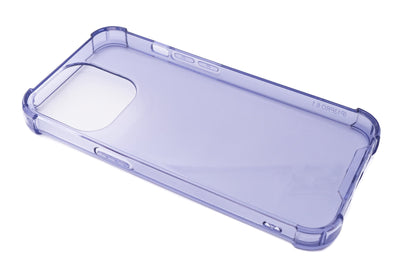 SYSTEM-S protective silicone case in purple transparent case for iPhone 13 Pro
