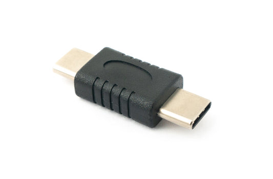 SYSTEM-S USB 3.1 Adapter Type C Male to Male Cable in Black 