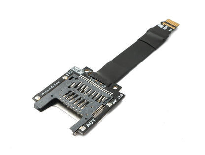 SYSTEM-S SD Karte 10 cm Kabel Micro SD Stecker zu Standard Buchse Verlängerung Adapter