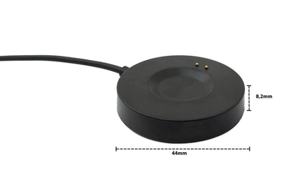 SYSTEM-S USB 2.0 Kabel 100 cm Ladestation für Realme Watch S Pro Smartwatch in Schwarz