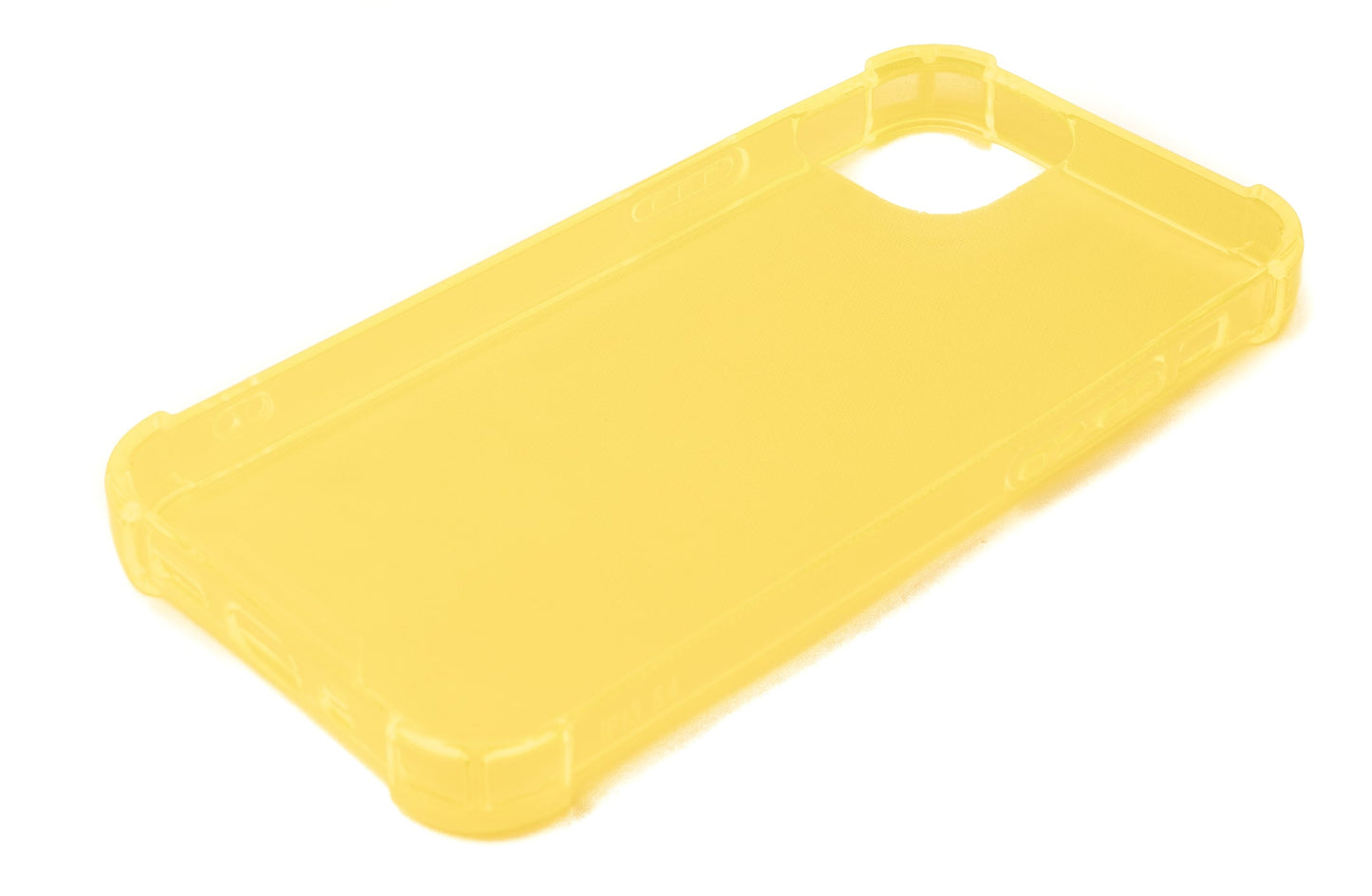 SYSTEM-S Schutzhülle aus Silikon in Gelb Transparent Hülle für iPhone 13 Mini