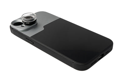 SYSTEM-S Macro Lens 30x Microscope Filter with Case in Black for iPhone 13