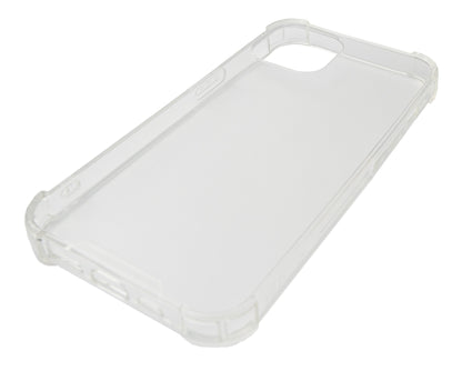 SYSTEM-S Schutzhülle aus Silikon in Weiß Transparent Hülle für iPhone 13