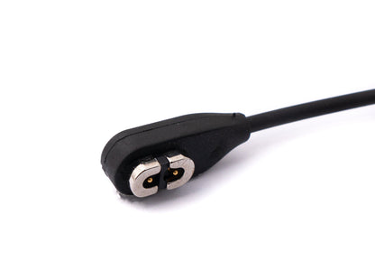SYSTEM-S USB 2.0 Cable 100 cm Charging Cable for Aftershokz Aeropex Wireless Headphones Black