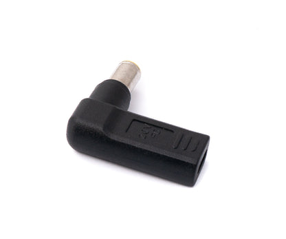 SYSTEM-S USB 3.1 Adapter Typ C Buchse zu DC 20V 7,9 x 5,4 mm Stecker Winkel Kabel