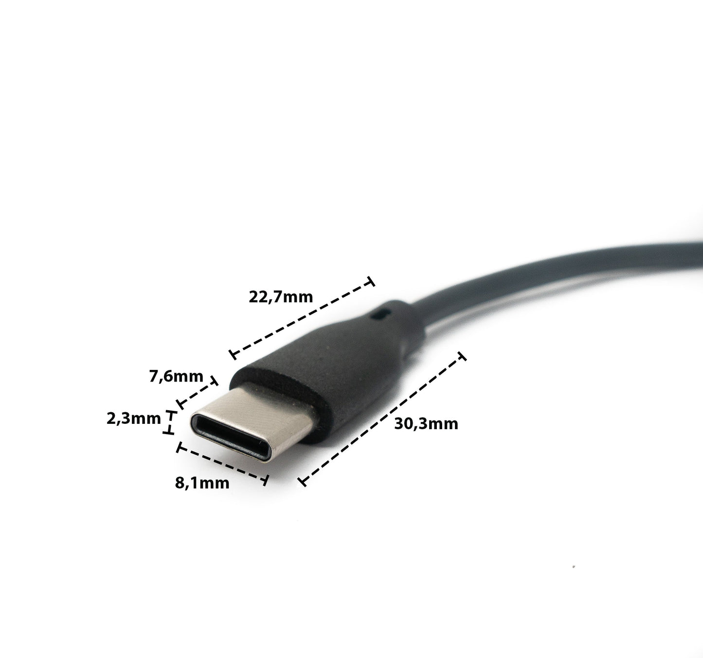 SYSTEM-S USB 3.1 Kabel 100 cm Ladestation für Samsung Galaxy Watch 4 Smartwatch Schwarz