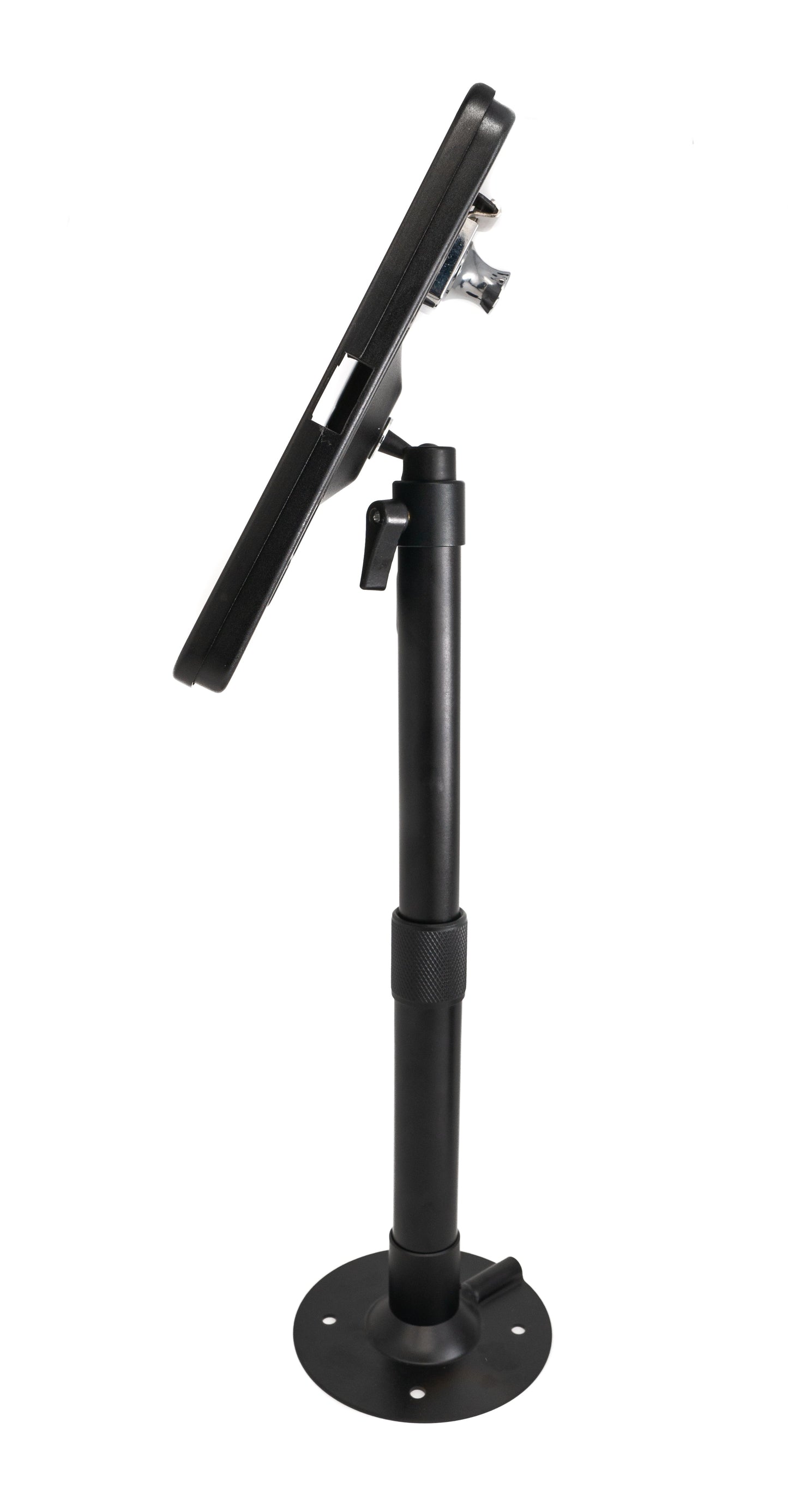 SYSTEM-S Tischständer 360° Halterung abschließbar für iPad Pro 10,5" (2017) in Schwarz