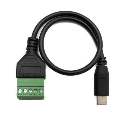 SYSTEM-S USB 3.1 Kabel 30cm Typ C Stecker zu 5 polig Leiterplattenstecker Adapter Schwarz