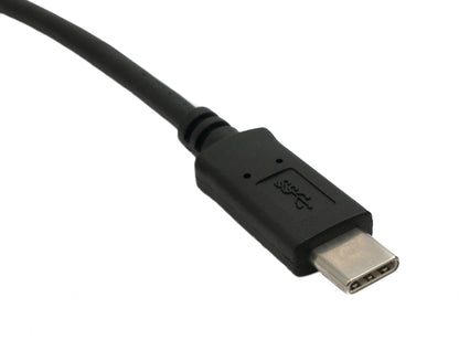 SYSTEM-S USB 3.1 cable 150 cm Type C male to 3.0 Type A male in black