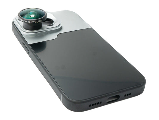 SYSTEM-S Fisheye Lens Case Filter for Photography for iPhone 13 Pro