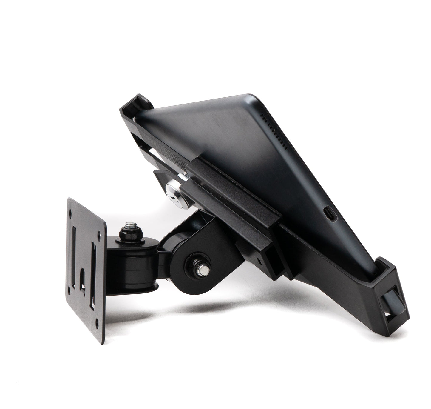 SYSTEM-S Wandhalterung 360° Halterung abschließbar für Tablets von 8.0" bis 11.0" Schwarz