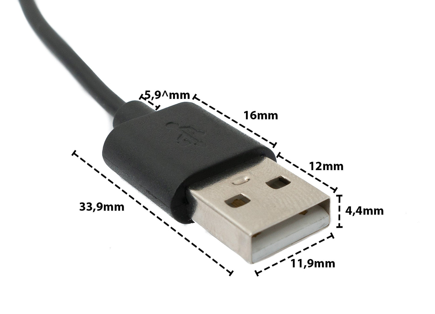 SYSTEM-S USB 2.0 Kabel 100 cm Ladekabel für Xiaomi Huami Amazfit GTR 3 GTR 3 Pro GTS 3