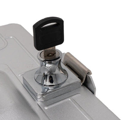SYSTEM-S Tischhalterung Klemme 360° Ständer abschließbar für iPad Mini 6 (2021) in Grau
