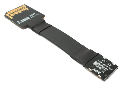 SYSTEM-S SD Karte 10 cm Kabel Standard SD Stecker zu Micro Buchse Verlängerung Adapter