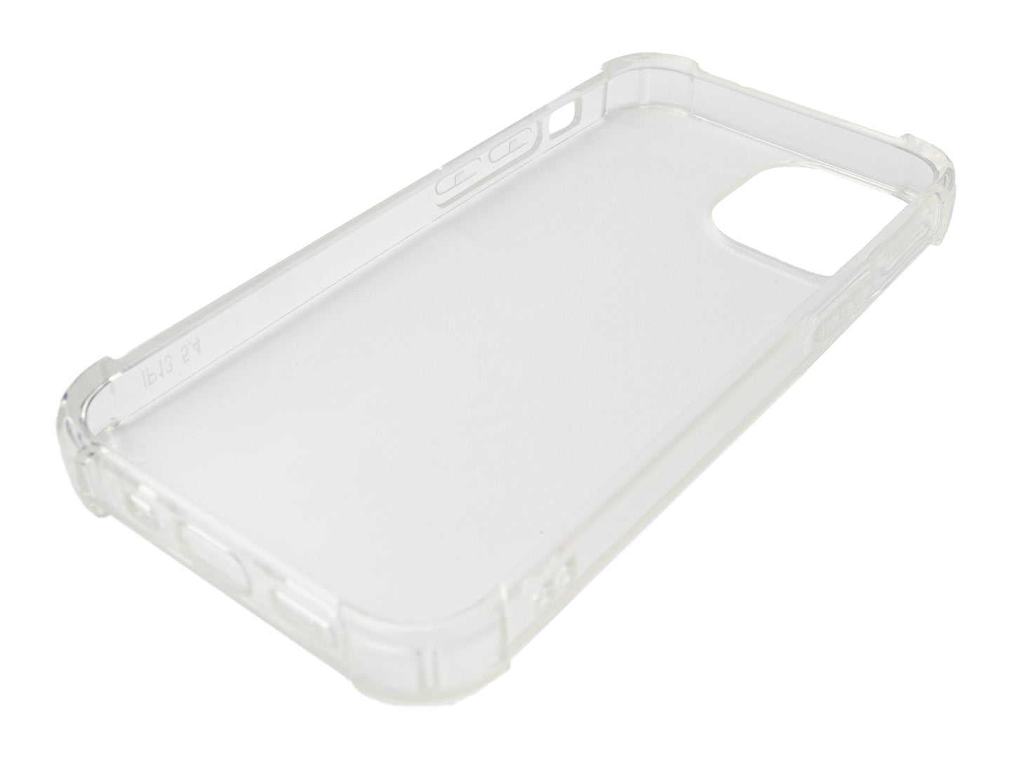 SYSTEM-S Silicone Protective Case in White Transparent Case for iPhone 13 Mini