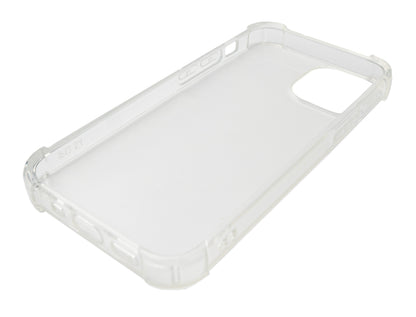 SYSTEM-S Silicone Protective Case in White Transparent Case for iPhone 13 Mini