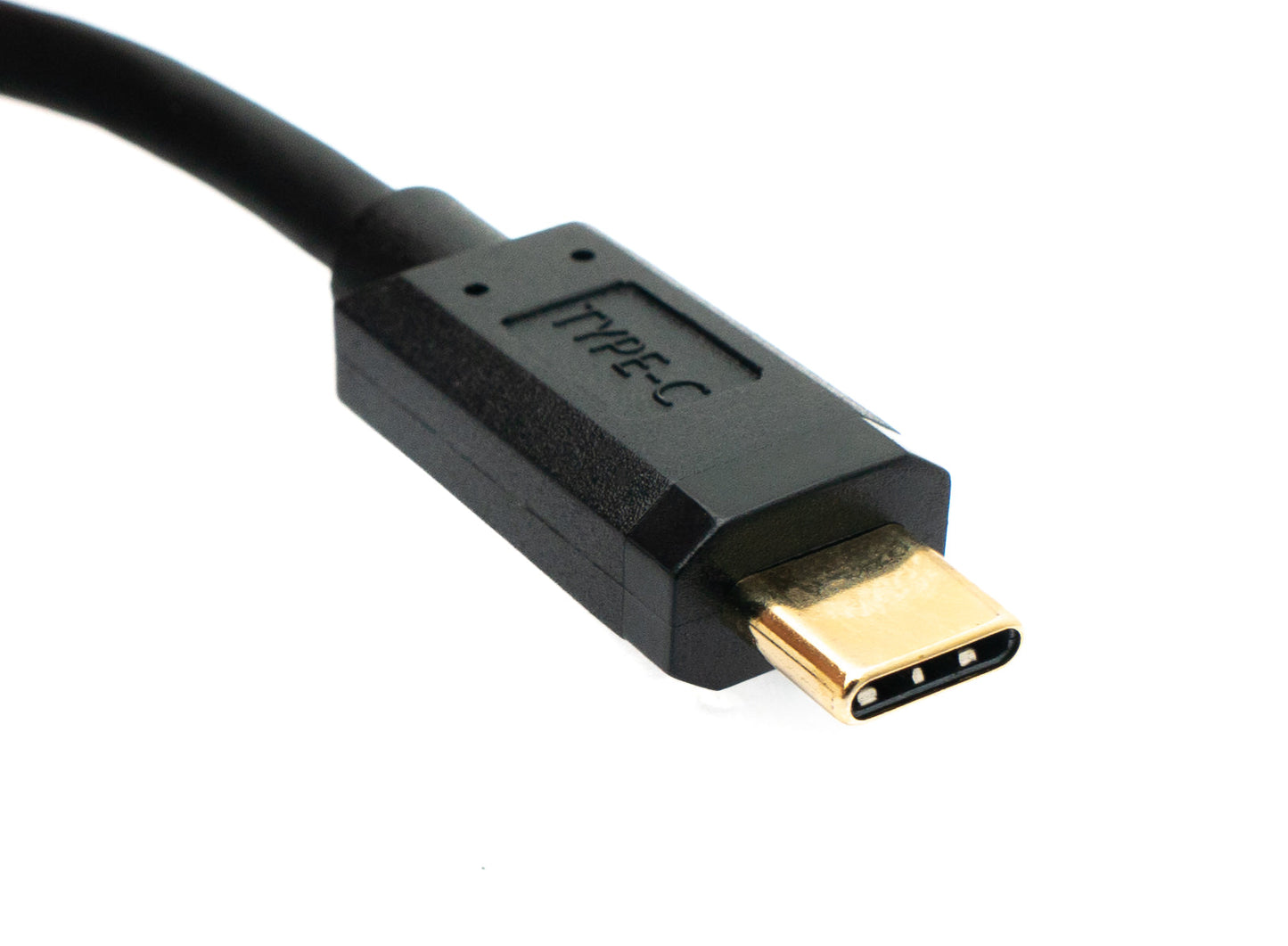 SYSTEM-S USB 3.1 Kabel 30 cm Typ C Stecker zu Buchse Schraube Adapter in Schwarz