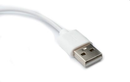 SYSTEM-S USB 2.0 Kabel 100 cm Ladestation für Honor Watch GS3 Smartwatch in Weiß