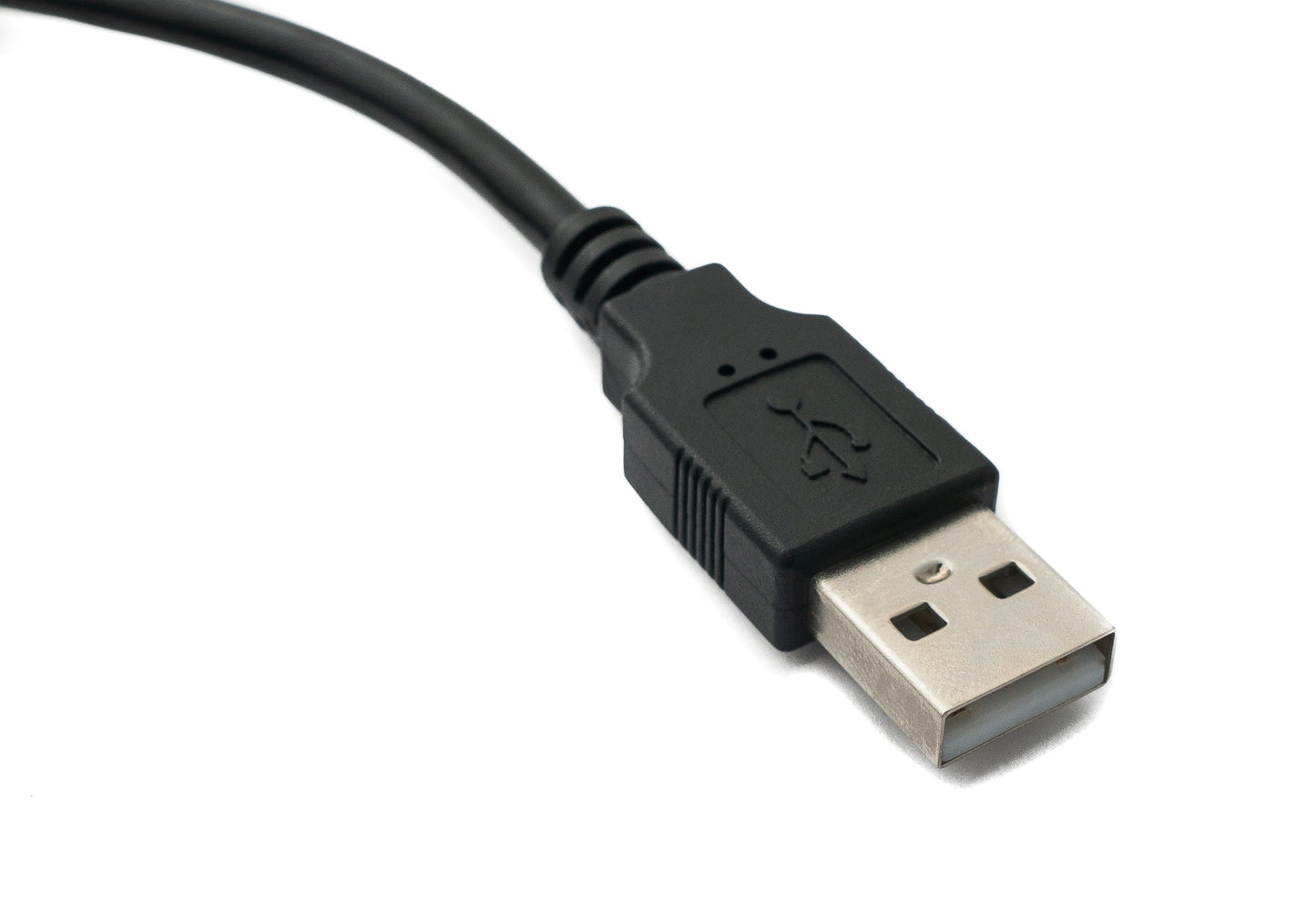 SYSTEM-S USB 2.0 cable 3 m Type A male to female screw in black