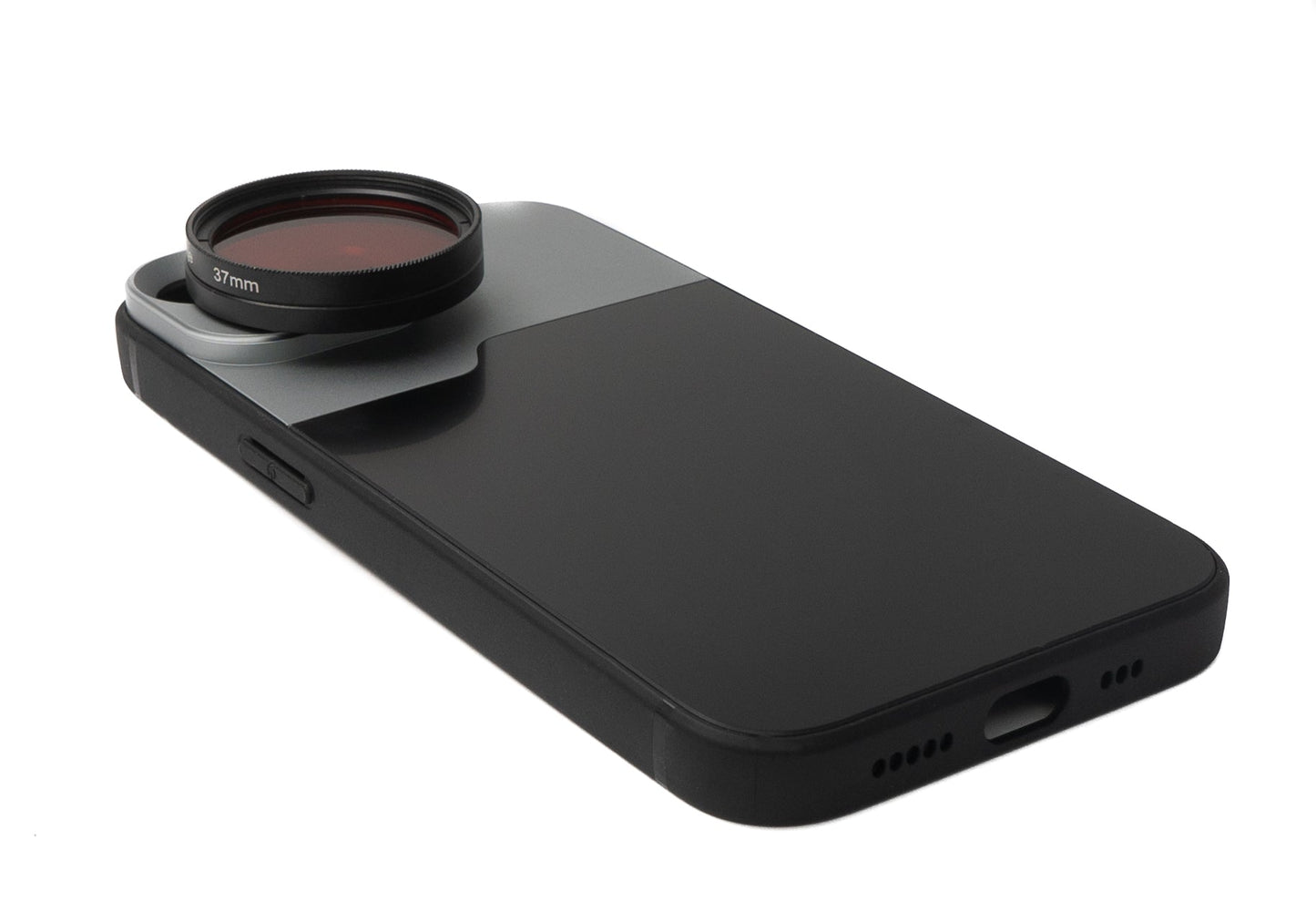 SYSTEM-S Farbfilter Set 37 mm 6 Stück Farbe Filter für Fotografie für iPhone 13