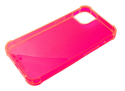 SYSTEM-S Schutzhülle aus Silikon in Pink Transparent Hülle für iPhone 13