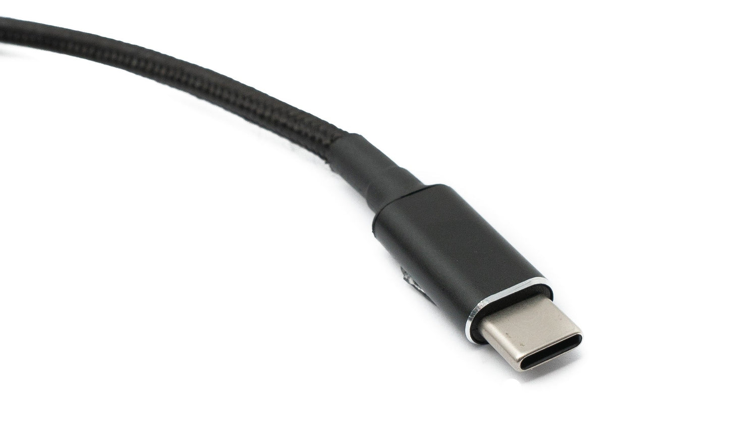 SYSTEM-S USB 3.1 Kabel 150 cm Typ C Stecker zu Rectangle 11,0 x 4,5 mm Stecker geflochten