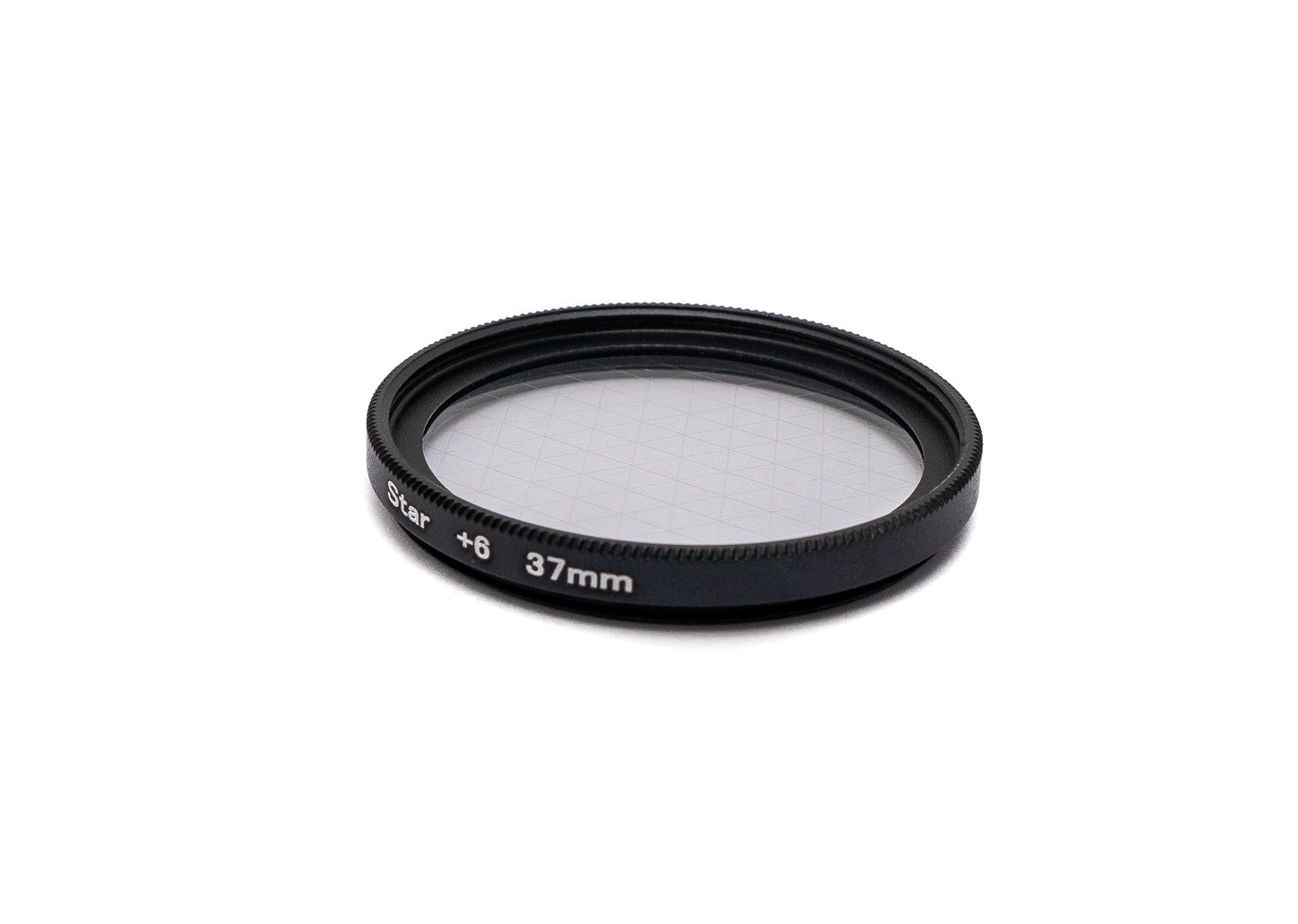 SYSTEM-S Stern Filter 6 Punkt 37 mm Star Light Linse mit Clip für Smartphones in Schwarz