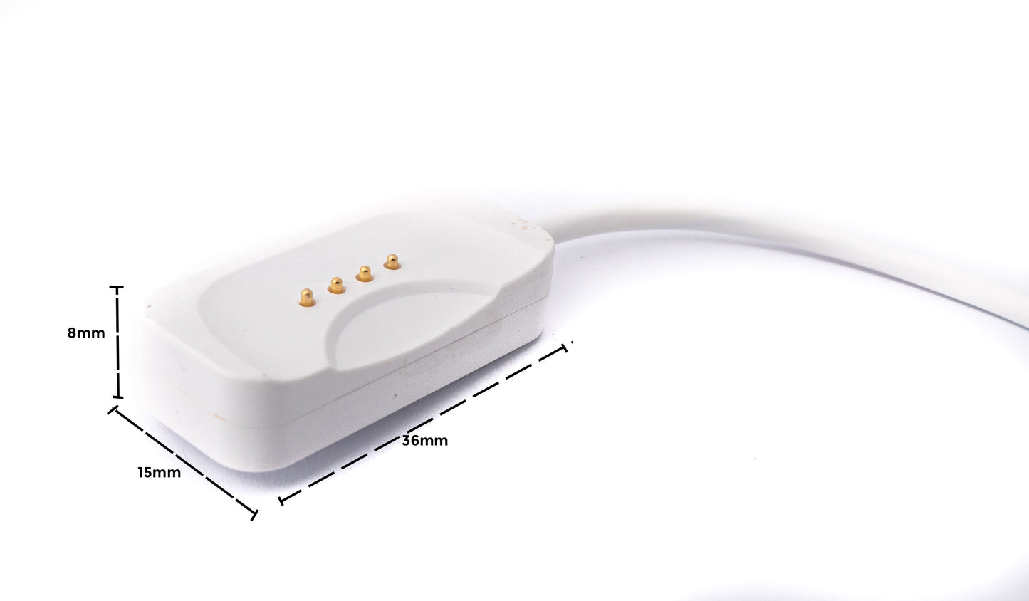 USB 2.0 Kabel 100 cm für Oppo Watch 4 3 2 1 pro SE für OnePlus Watch 2  Smartwatch in Weiß
