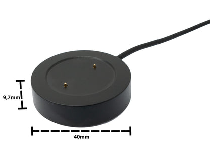 SYSTEM-S USB 2.0 cable 100 cm charging station for Vivo Watch 2 Smartwatch in black