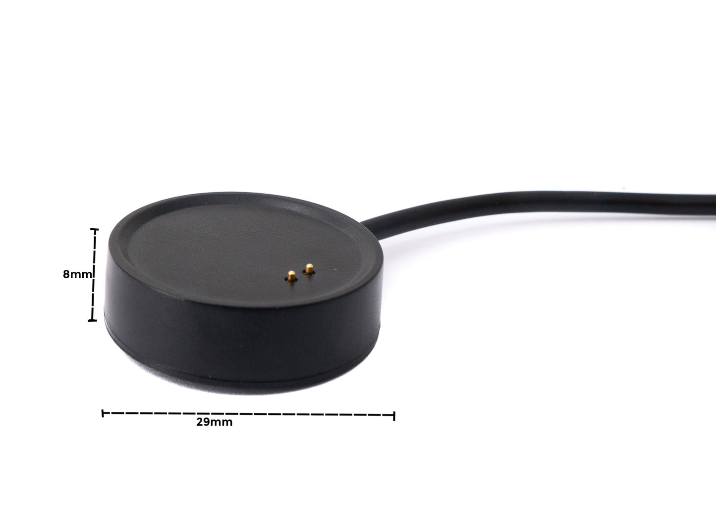 SYSTEM-S USB 2.0 Kabel 100 cm Ladekabel für RealMe Watch RMA 161 Smartwatch in Schwarz