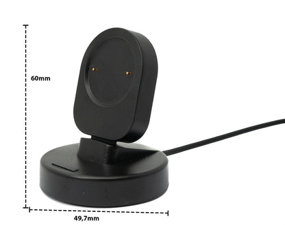 SYSTEM-S USB 2.0 Kabel 100 cm Ladekabel für Xiaomi Huami Amazfit GTR 3 GTR 3 Pro GTS 3