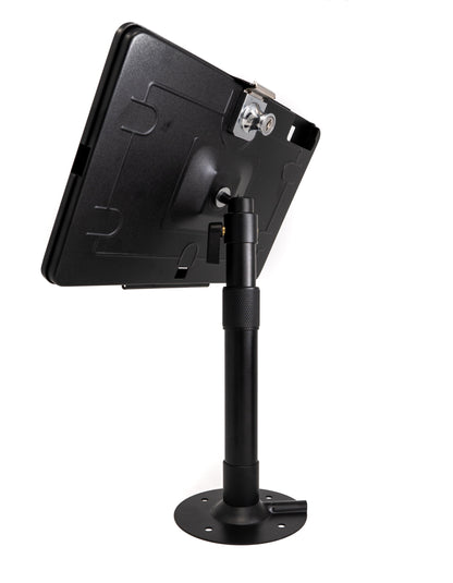 SYSTEM-S Tischständer 360° Halterung abschließbar für iPad Pro 11,0" (2018) in Schwarz