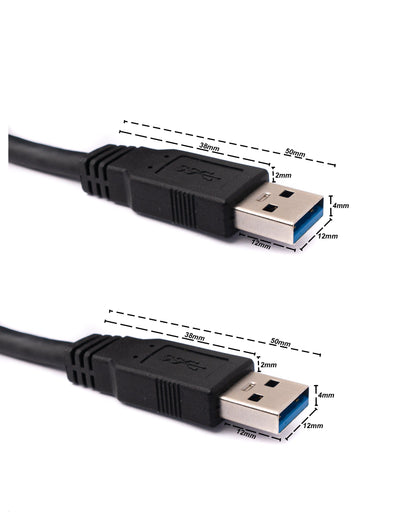 SYSTEM-S CFast Card 2.5 zu SATA 22Pin zu 2x USB 3.0 2.0 Typ A Stecker für HDD SSD