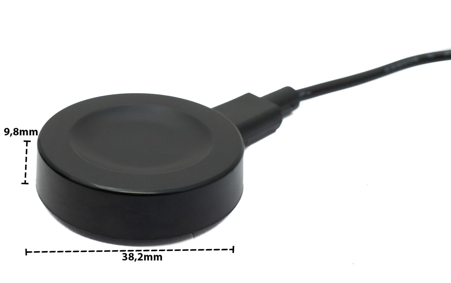 SYSTEM-S USB 2.0 Kabel 100 cm Ladestation für Huawei Watch GT3 42/46mm Smartwatch Schwarz