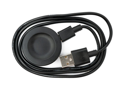 SYSTEM-S USB 2.0 Kabel 100 cm Ladestation für Huawei Watch GT3 42/46mm Smartwatch Schwarz