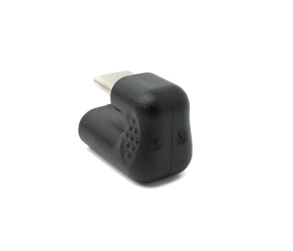 USB 3.1 U Turn 180° Adapter Typ C Stecker zu Micro USB Buchse Winkel Kabel in Schwarz