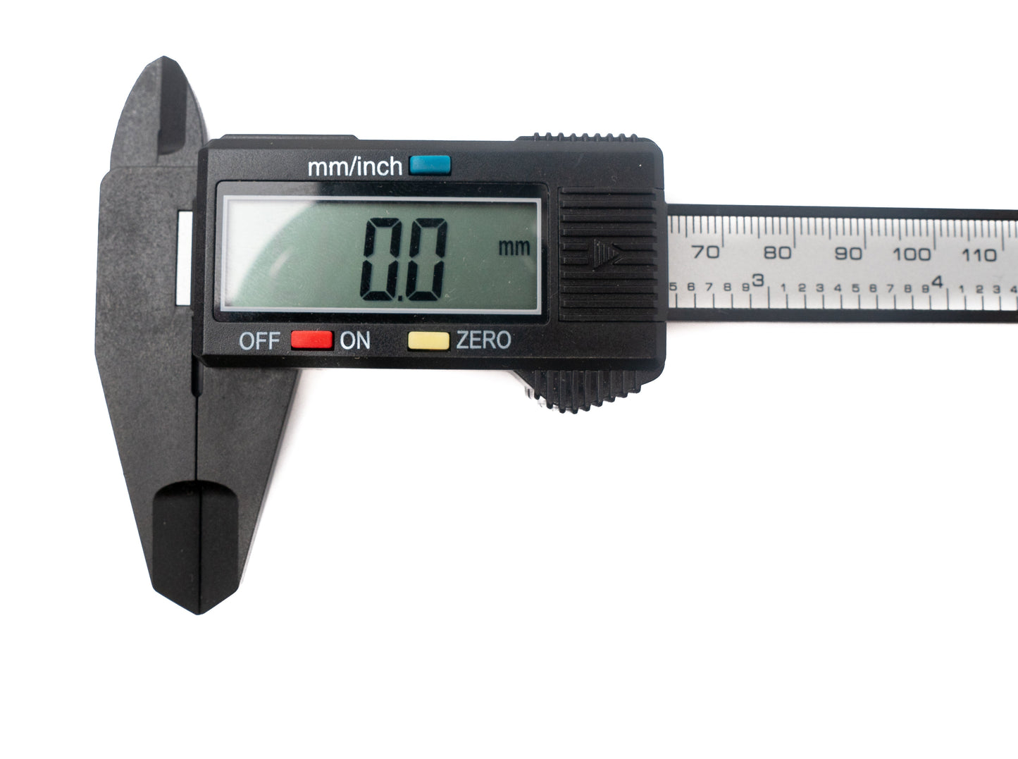 SYSTEM-S Messschieber digital 150 mm Zero Funktion verschiedene Modi in Schwarz