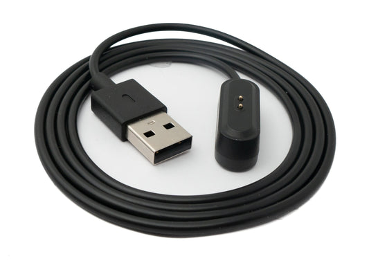 USB 2.0 cable 100 cm for Oppo Watch Free Smartwatch in black 