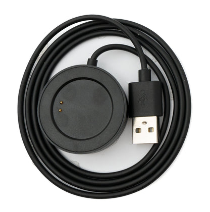 SYSTEM-S USB 2.0 Kabel 100 cm Ladestation für Realme T1 Smartwatch in Schwarz