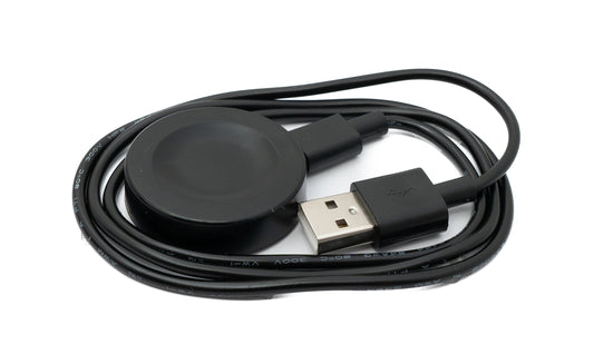 SYSTEM-S USB 2.0 Cable 100 cm Charging Station for Huawei Watch GT3 42/46mm Smartwatch Black