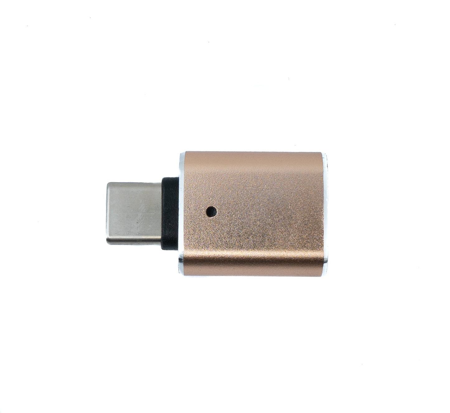 SYSTEM-S USB 3.1 Adapter Type C Male to 3.0 Female Cable in Pink Metallic