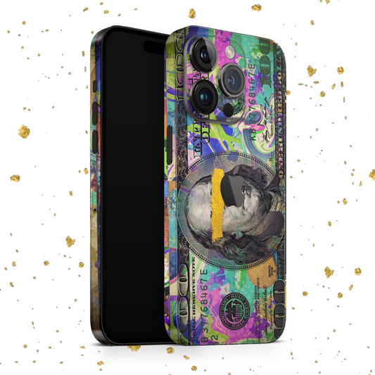 iPhone 15 Pro Max Skin mit 24K Gold Benjamin Matt