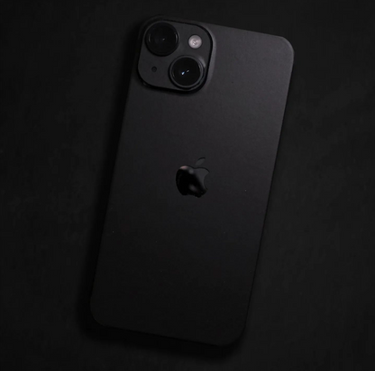 iPhone 12 Skin Matt Schwarz